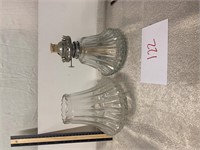 Oil lamp with cover