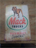 8" X 12" METAL SIGN - MACK TRUCK