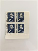 1989 $1 Great Americans: Johns Hopkins Stamp Plate