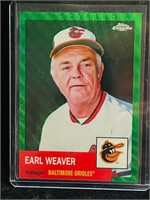 /99 2022 Topps Green Refractor Earl Weaver #311