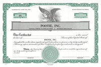 Ruth Buzzi - Pootie, Inc. Capital Stock Shares Cer