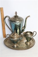 Silverplated Coffee Set by Wilcox S.P.