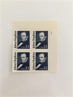 1989 $1 Great Americans: Johns Hopkins Stamp Plate