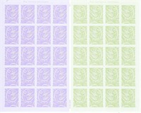 Our Wedding Stamps USA Stamp Sheet