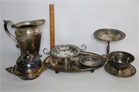 Lot of Assorted Silverplated Items