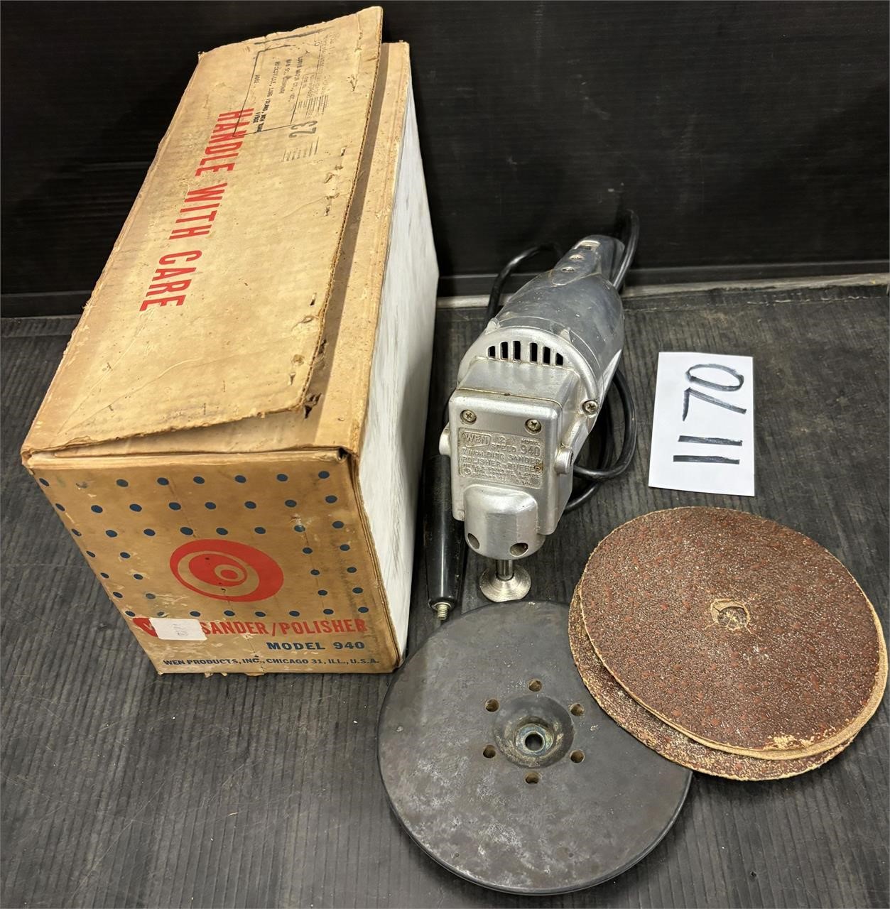 Vintage Wen Polisher Sander