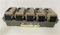 Multi Cal. 5 Can Ammo Box in Crate 26 x 8 x 8