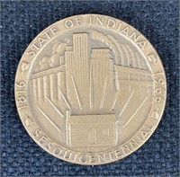 Indiana 1816-1966 Sesquicentennial Medallian