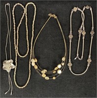 Necklace Lot-Gold & Silver-tone-Premier Design