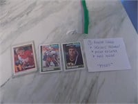 3 Hockey Rookie Cards See Pics More Disc