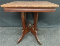 Antq/Vtg Marble Top Parlor Table