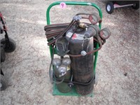 Acetylene Tank w/Cart & Accessories