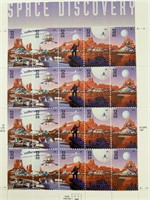 USPS Space Discovery - Sheet of Twenty 32 Cent Sta