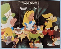 Disney's Alice In Wonderland Souvenir Stamp Sheet