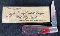 Frost Cutlery Davy Crockett Trapper Knife w/Box