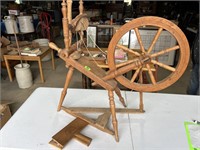 Spinning Wheel & Wool Carders
