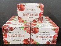 NIB-Panrose Pomegranate Bar Soap - 12 Bars - Lot 2