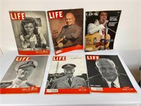 Vintage 40's 50's LIFE Magazines