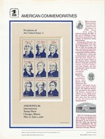 American Commemorative Stamps: Presidents of the U