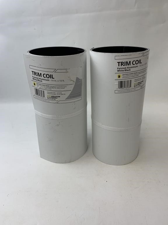 Two Trim Coil Rolls 10"x10'