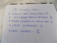9 Hockey Cards See Pics More Disc