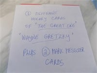 7 Wayne Gretzky + 2 Messier Cards See Pics