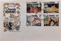 Grenada 1980 Bambi Souvenir First Day Cover