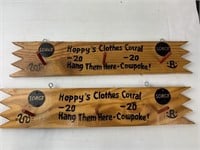 Happy Clothes Corral Hooks 23 1/2" Long
