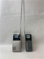 2 Sony Watchman Devices Both Turn On