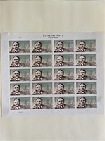 O. Henry Literary Arts Stamp Sheet