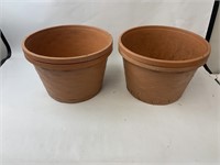 4 Plastic Plant Pots 12"x7 1/2"