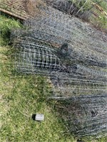 Large selection- (8) rolls of wire fencing from 4