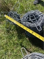 Partial and  full roll of Barbwire.