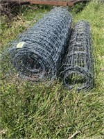 (2) rolls wire fence. Approx 4ft.