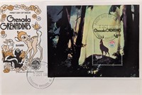 Grenada 1980 Bambi Souvenir First Day Cover