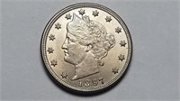 1897 Liberty V Nickel Uncirculated