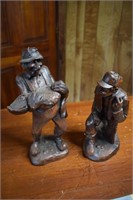 Two Vintage Figures - Hunting & Fishing