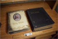 Lot of Two Large Bibles