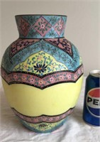 Moroccan Thomas Webb Vase (Repaired)
