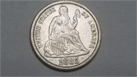 1885 Seated Liberty Dime Very High Grade