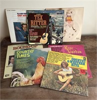 Classic country vinyl records