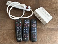 Power strips/universal remotes