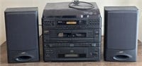 Samsung stereo/record player/tape player/AM/FM/CD
