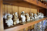 Lot of Ceramic Teddy Bears