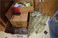 Large Lot of Canning Jars & Supplies