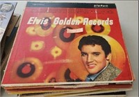 STACK OF RECORDS ELVIS ROCK OTHER ARTISTS
