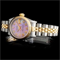 Diamond-studded Rolex for Women: DateJust