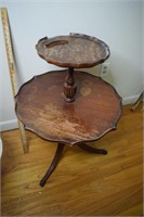 Vintage Tiered Round Table