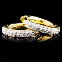 0.50ct Diamond Earrings in 18K Gold