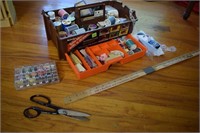 Vintage Sewing Box w/ Contents